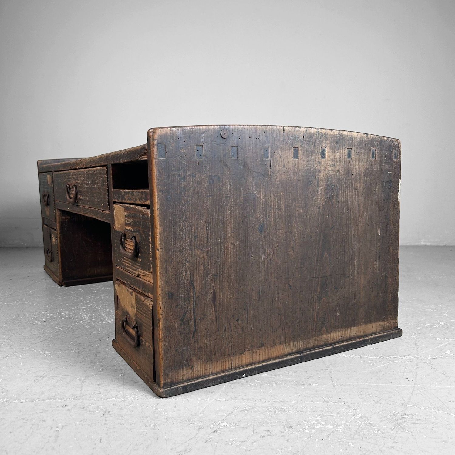 Minimalist Japanese Writing Desk, Shosai-Ki, Meiji Period.