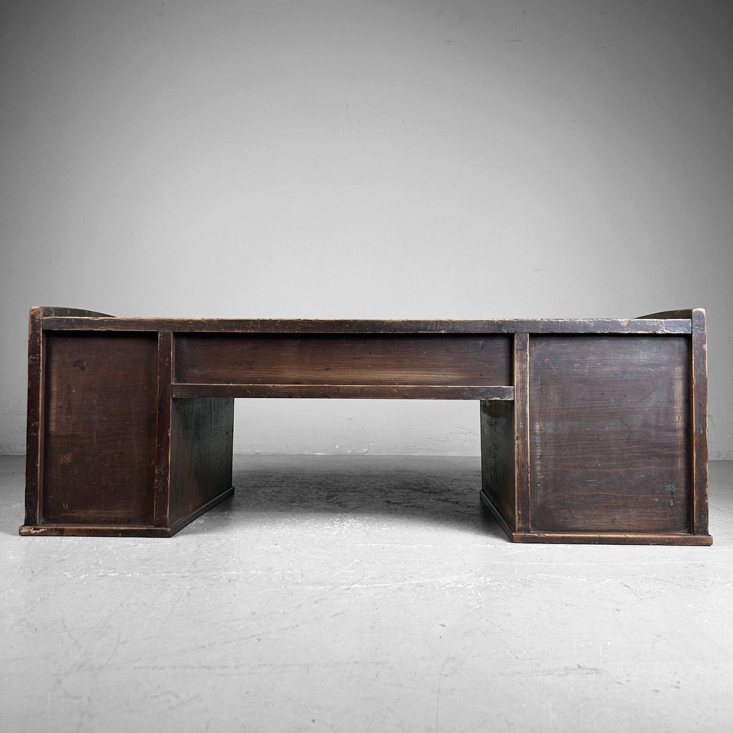 Minimalist Japanese Writing Desk, Shosai-Ki, Meiji Period.