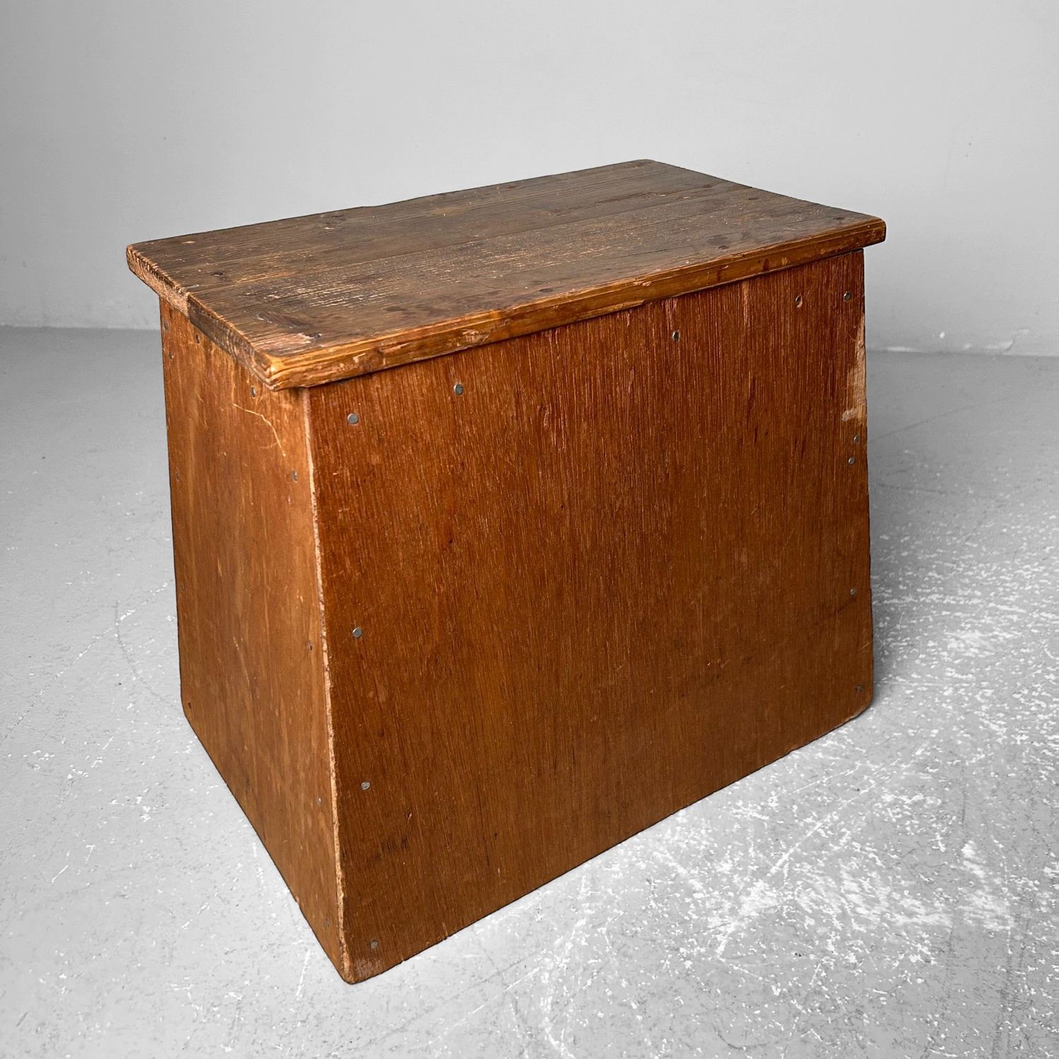Minimalist Fumidai, Wooden Step Stool, Shōwa period, Japan.