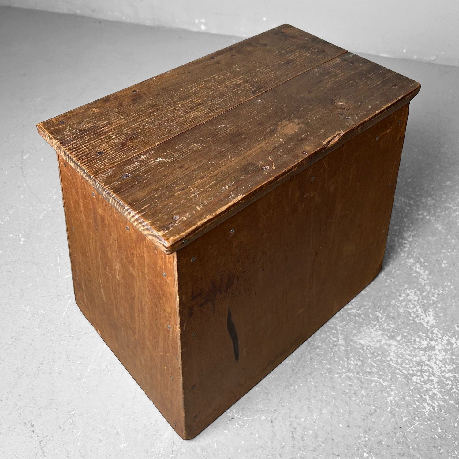 Minimalist Fumidai, Wooden Step Stool, Shōwa period, Japan.