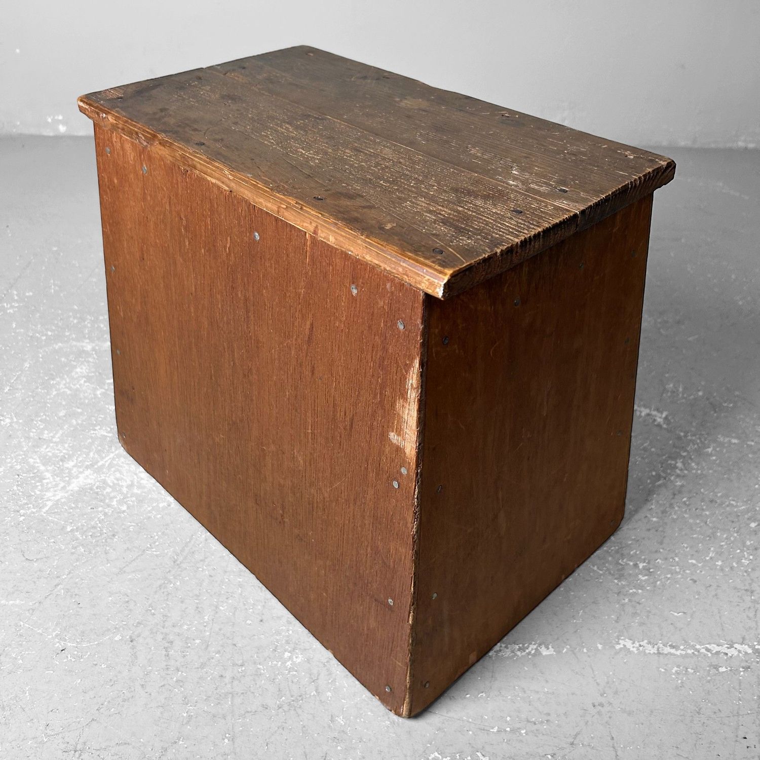 Minimalist Fumidai, Wooden Step Stool, Shōwa period, Japan.