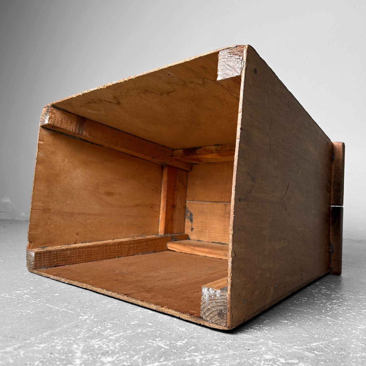 Minimalist Fumidai, Wooden Step Stool, Shōwa period, Japan.