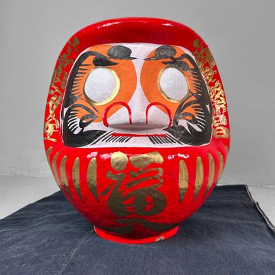 Vintage Daruma Doll, 80s, Japan.