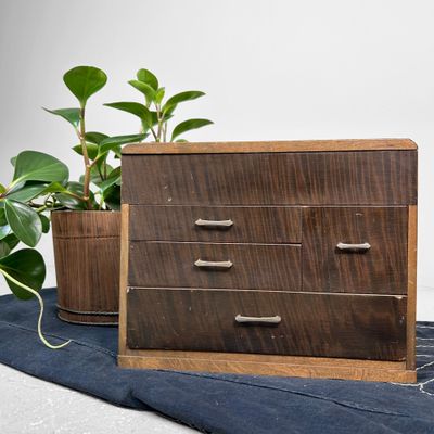 Vintage Haribako, Naaikastje, jaren '50, Japan.