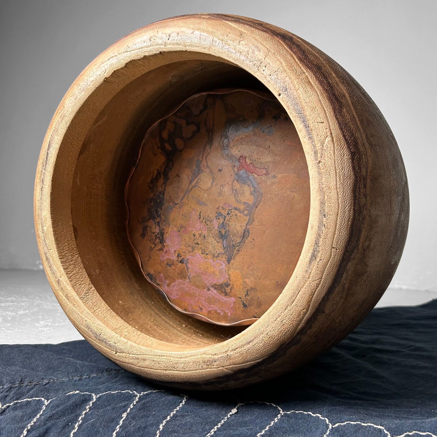 Traditional Hibachi, Japanese Fire Pot, Taishō Period, Japan.