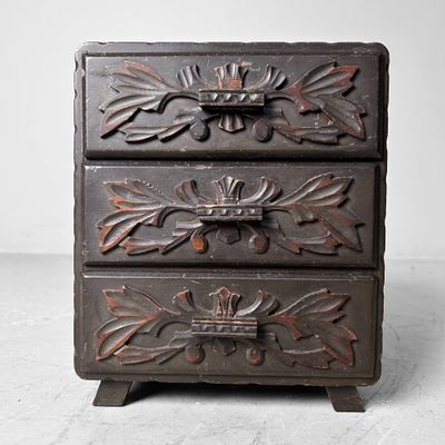 Wooden Jewelry Chest, Shōwa Period, Japan.