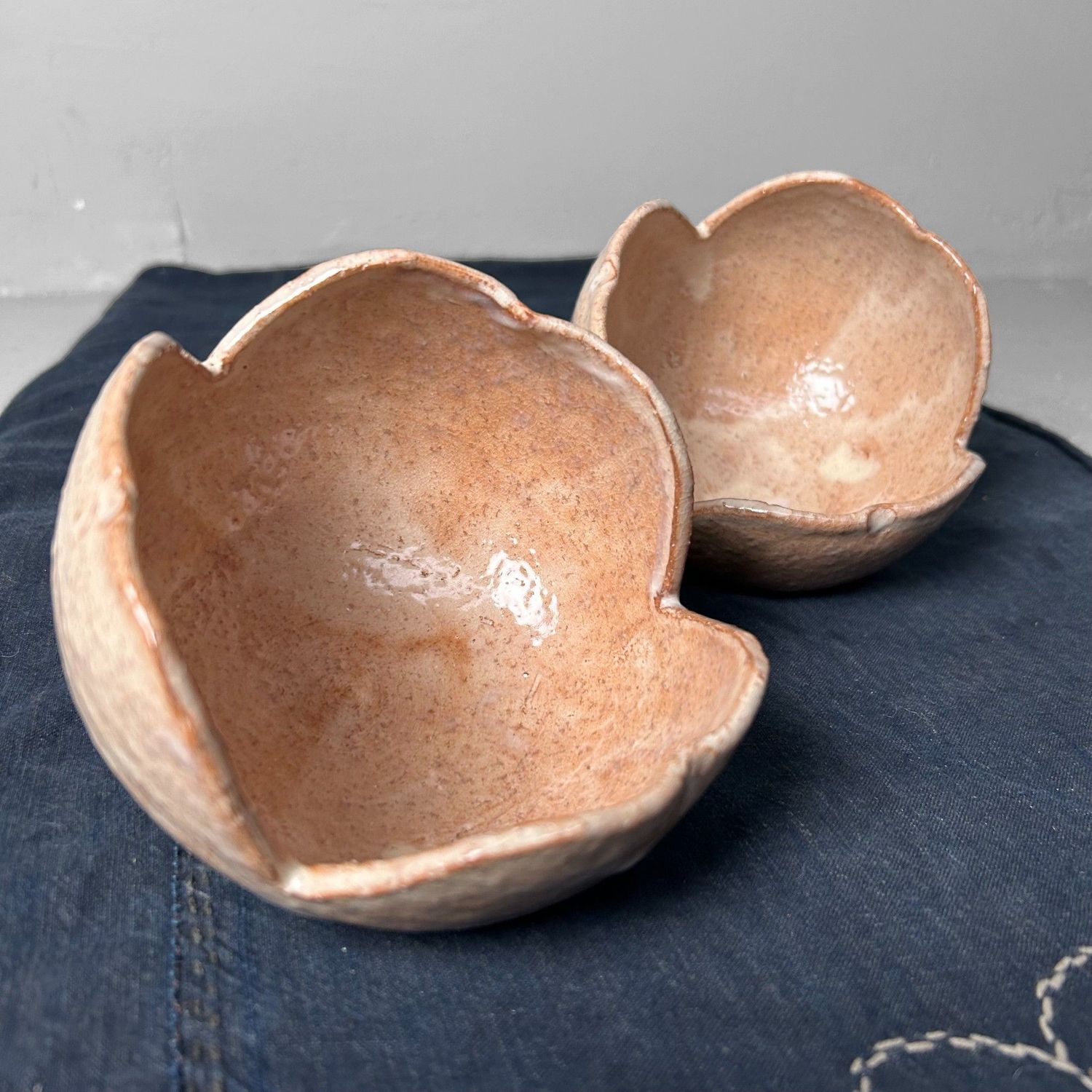 Set Kaiseki 'Wari-Sansho' Mukozuke, Traditional Dining Bowls, Japan.