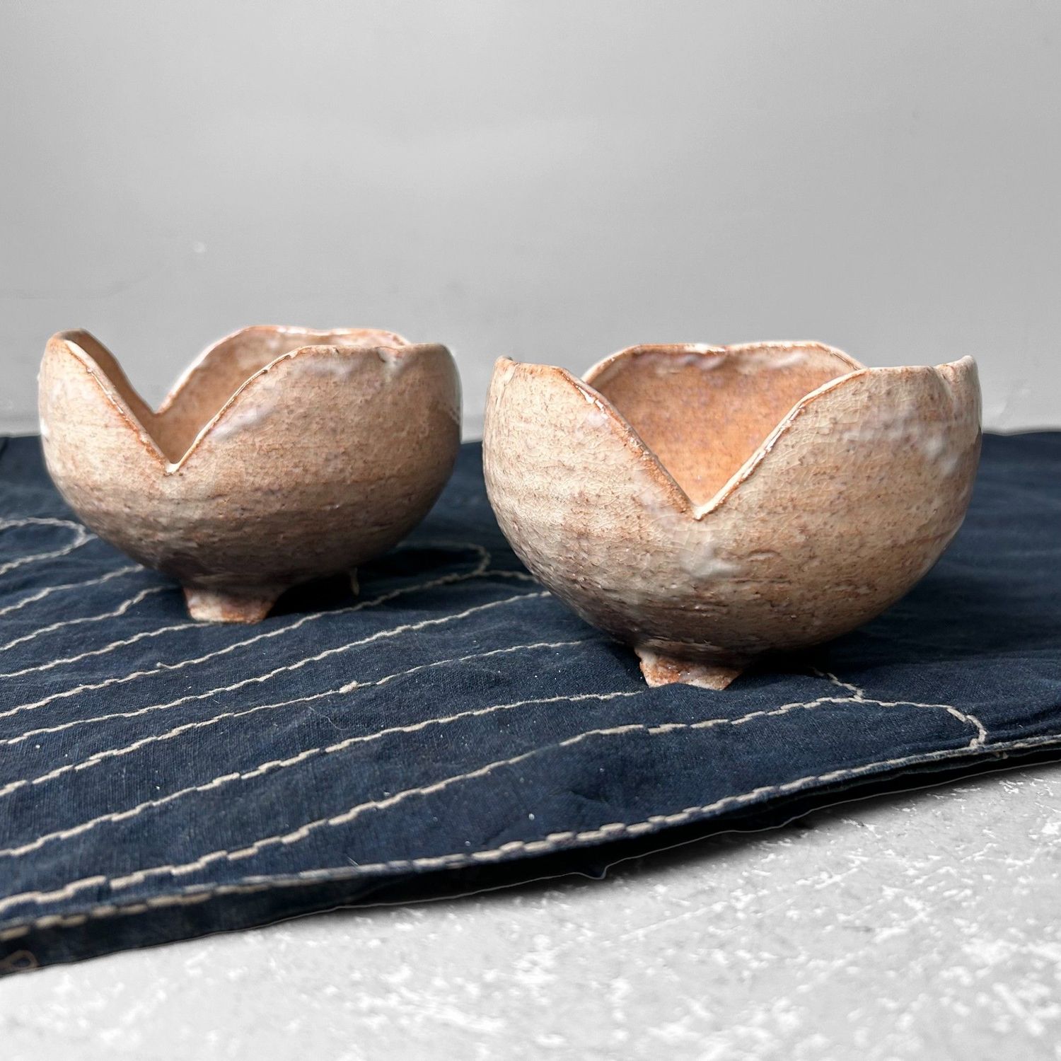 Set Kaiseki 'Wari-Sansho' Mukozuke, Traditionele Eetkommen, Japan.