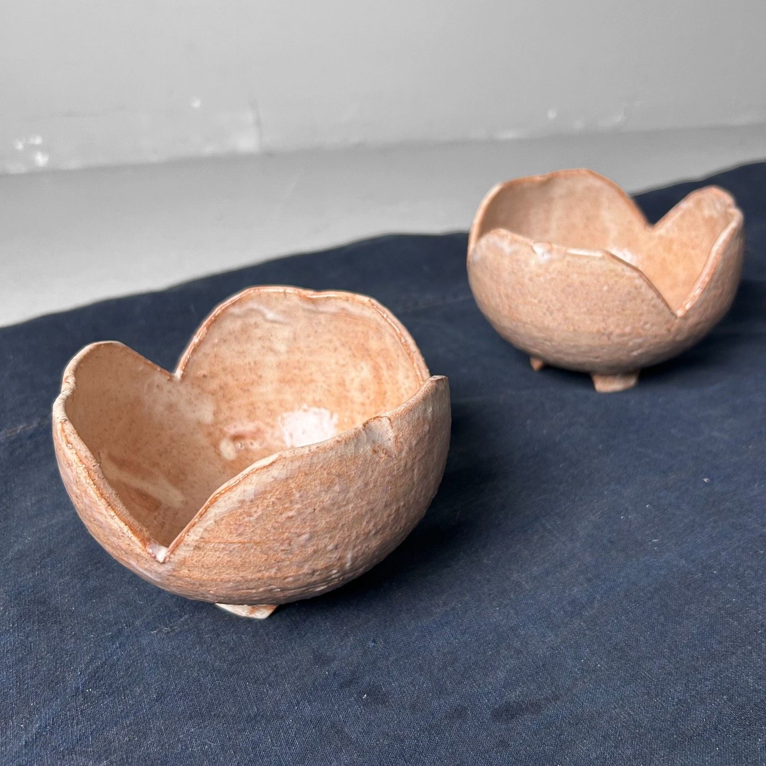 Set Kaiseki 'Wari-Sansho' Mukozuke, Traditional Dining Bowls, Japan.