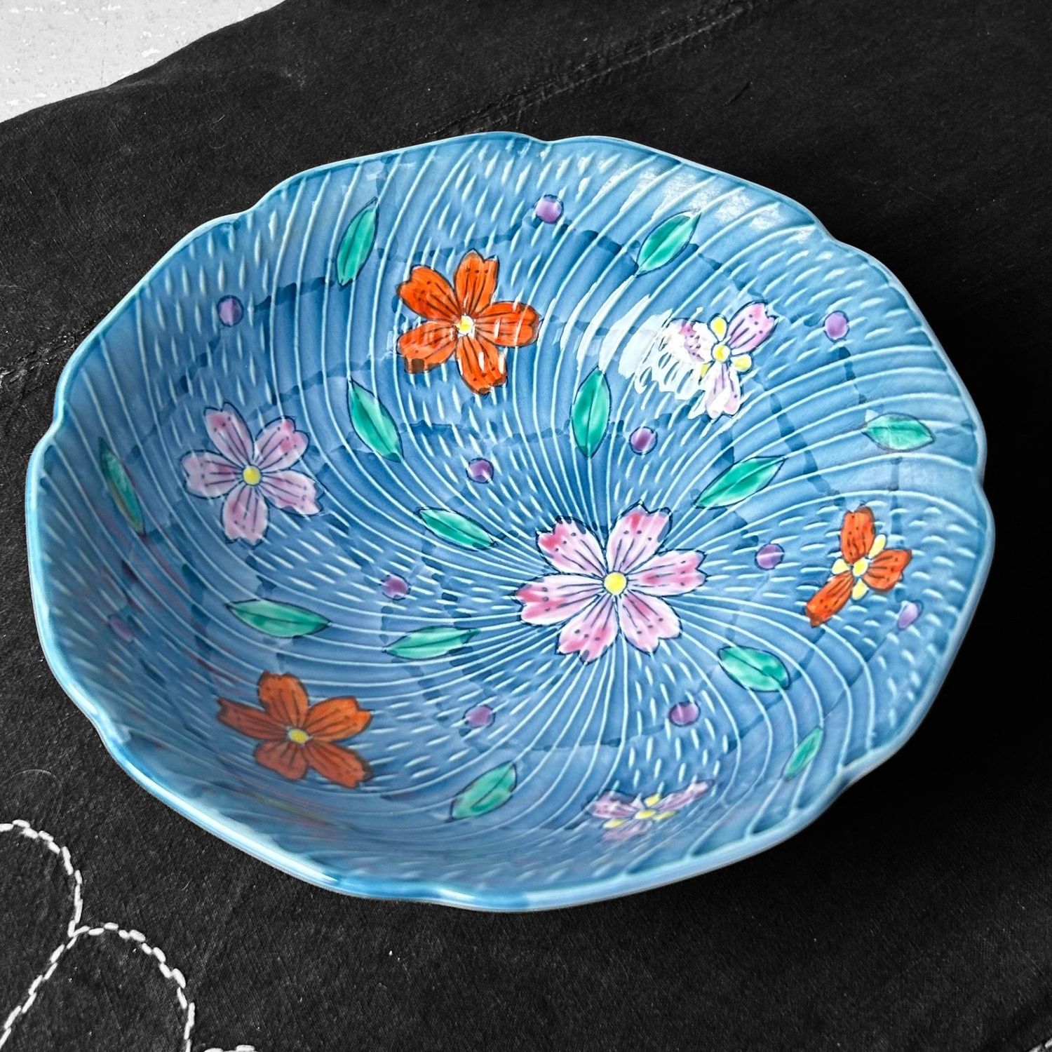 Japans Porseleinen Bord - Arita Ware Kazan, Shōwa Periode.