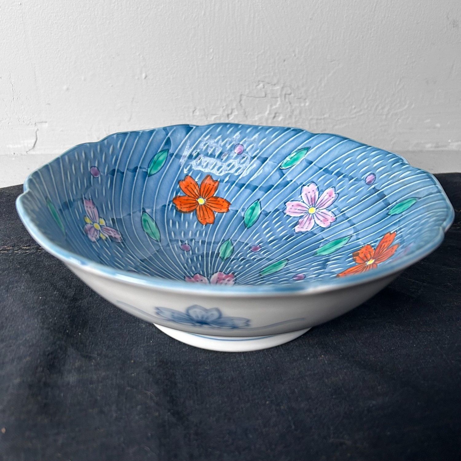 Japans Porseleinen Bord - Arita Ware Kazan, Shōwa Periode.