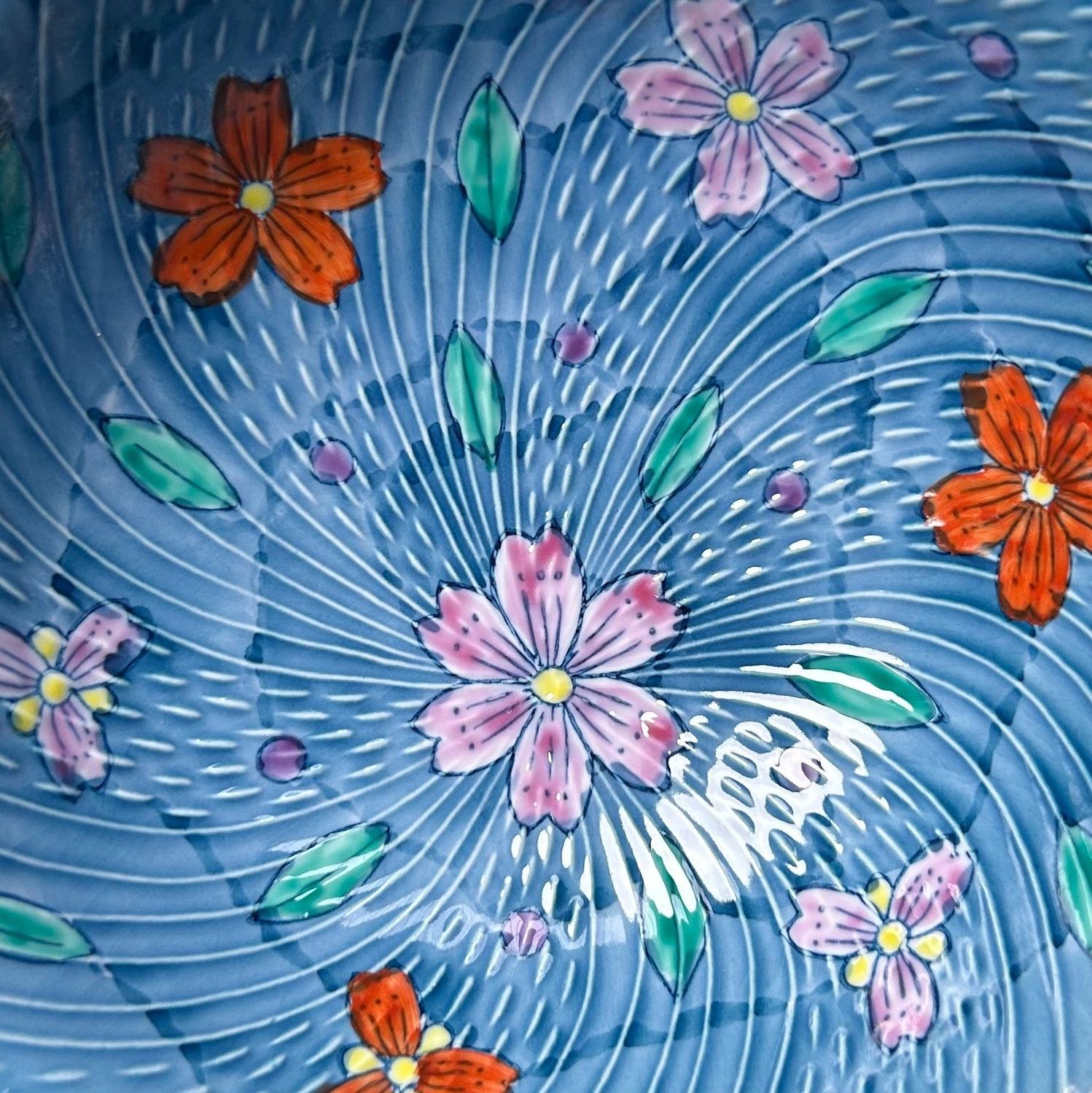 Japans Porseleinen Bord - Arita Ware Kazan, Shōwa Periode.