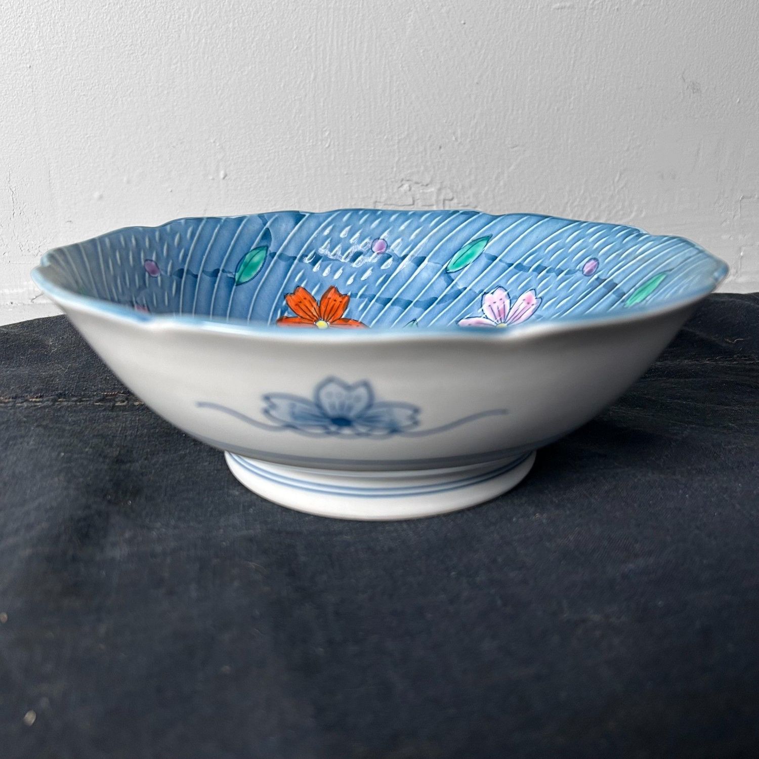 Japans Porseleinen Bord - Arita Ware Kazan, Shōwa Periode.