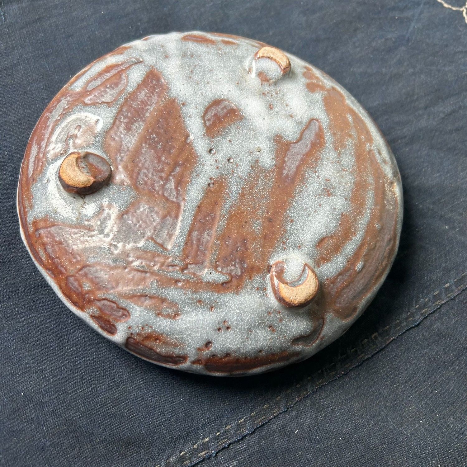 Kiyomizu Yaki, Aardewerken Schaal, Shōwa Periode, Japan.