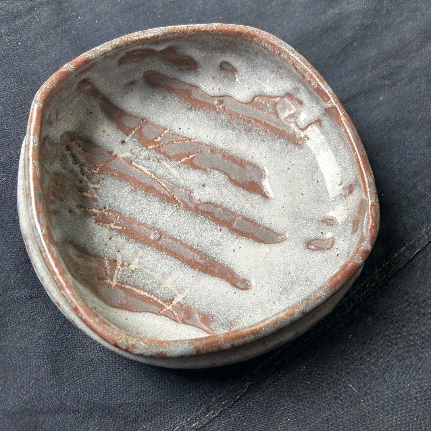 Kiyomizu Yaki, Aardewerken Schaal, Shōwa Periode, Japan.