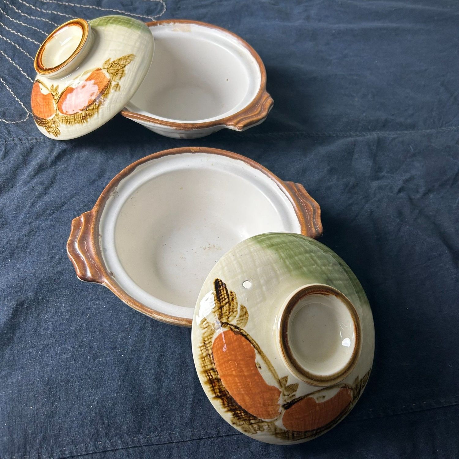 Japanse Donabe, Decoratieve Aardewerken Kookpot, Shōwa Periode.