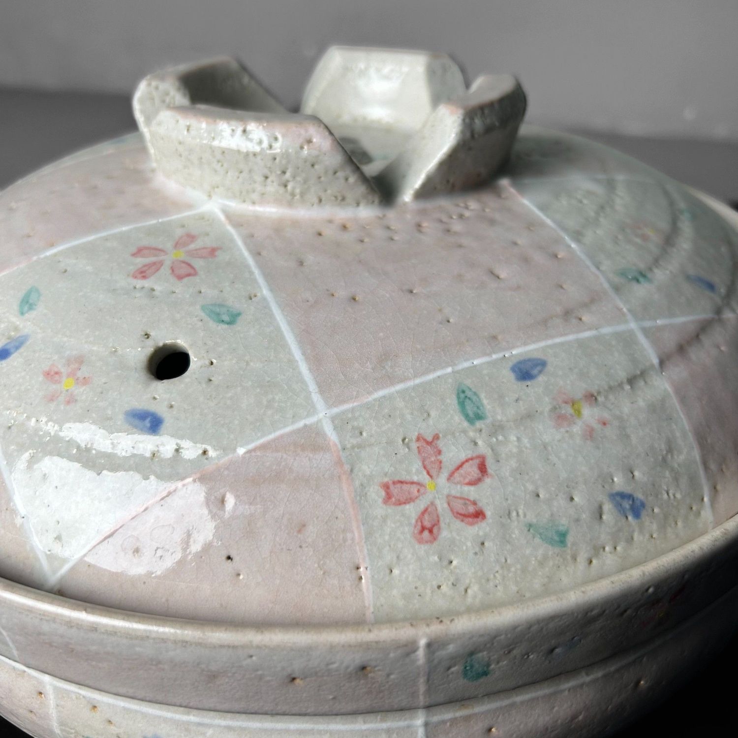 Grote Japanse Donabe, Aardewerken Kookpot, Shōwa Periode.