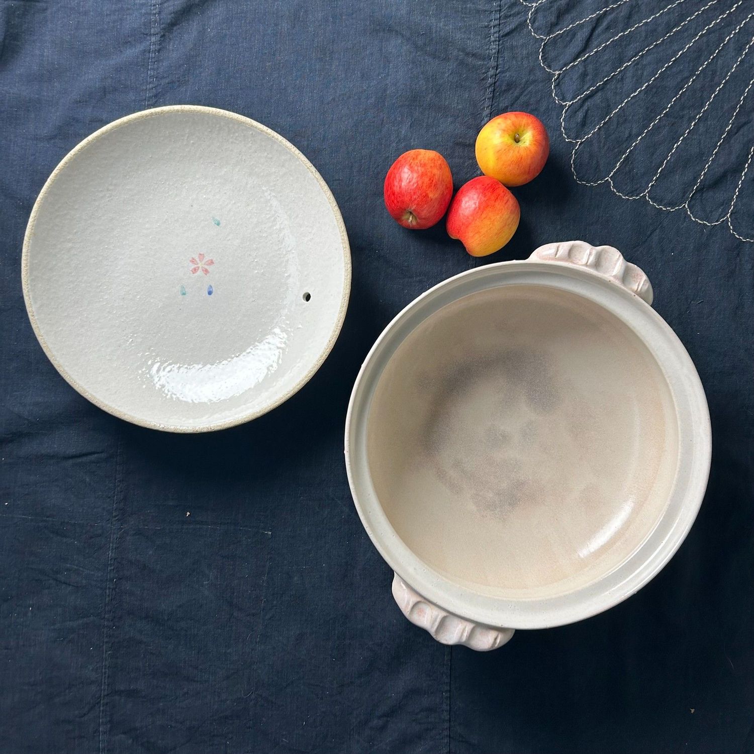 Grote Japanse Donabe, Aardewerken Kookpot, Shōwa Periode.