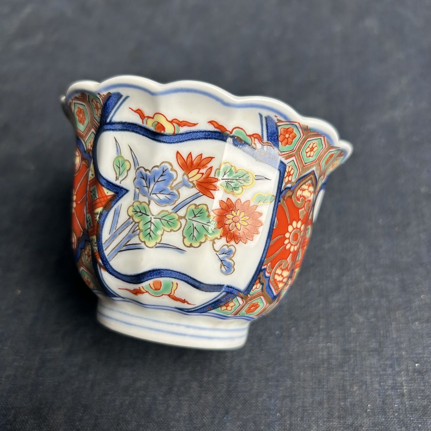 Set Japanse Yunomi, Arita Porseleinen Theekoppen, Shōwa Periode.