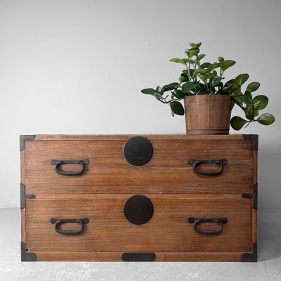 Traditionele Tansu Ladekast, Meiji-periode, Japan.