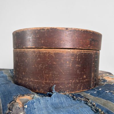 Wooden Chabako, Tea Storage Box, Meiji Period, Japan.