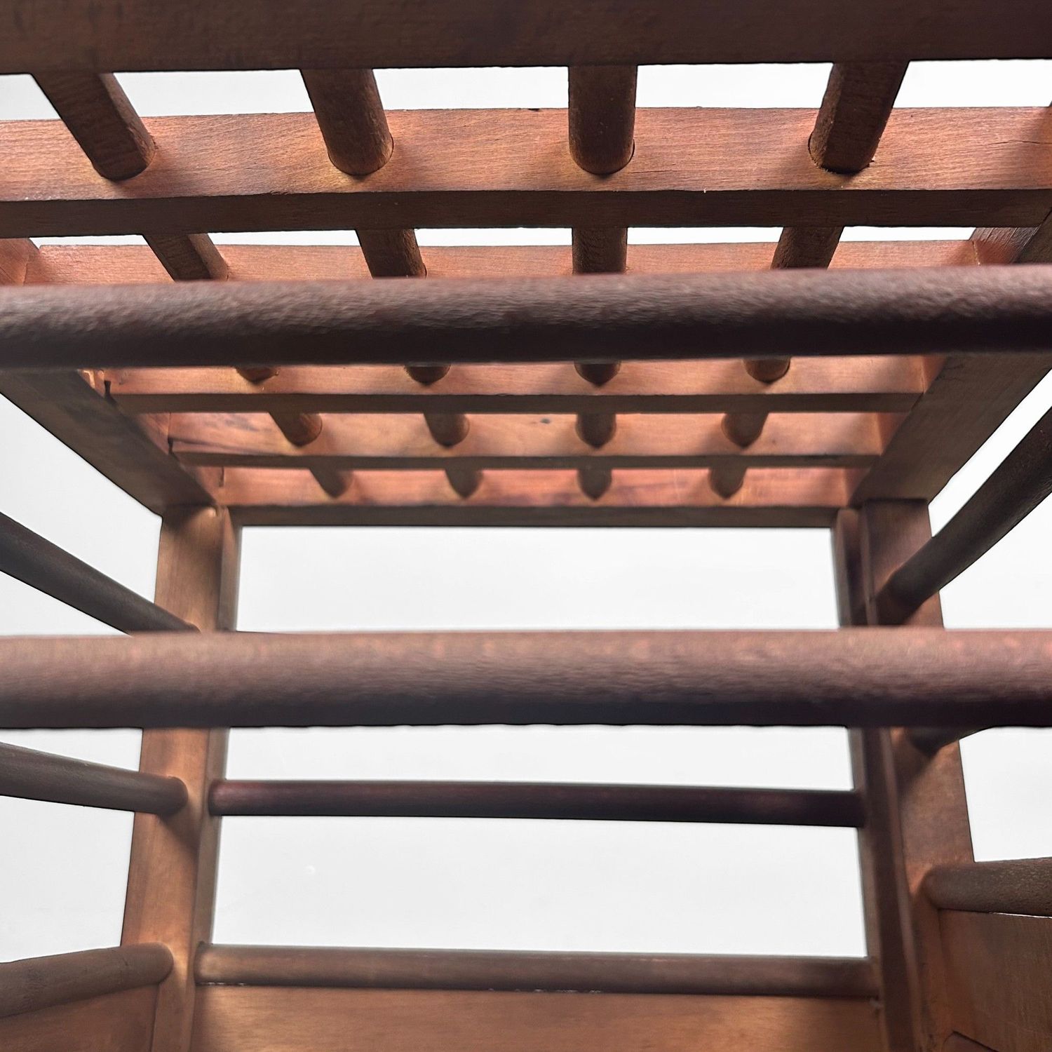 Traditional Wooden Kotatsu Table, Shōwa Period, Japan.
