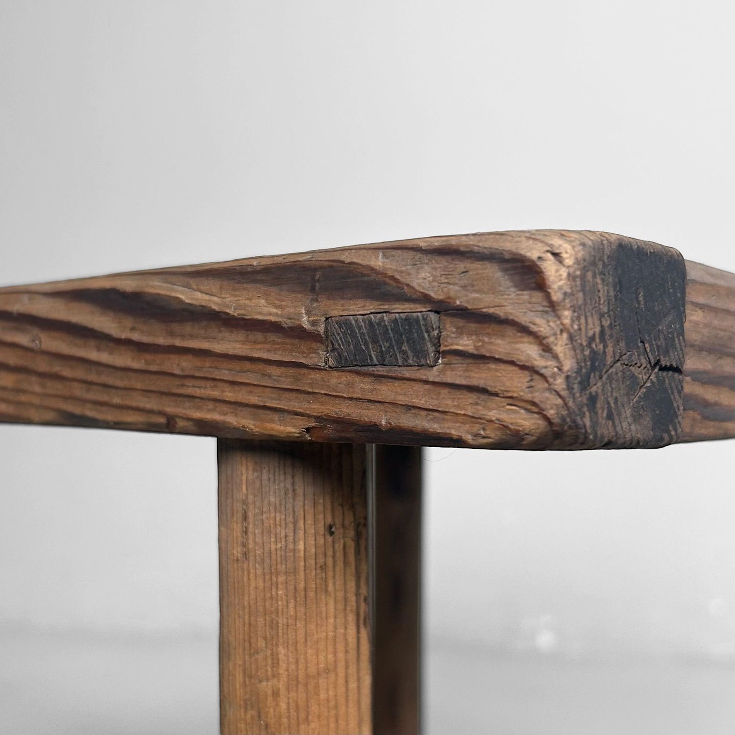 Traditional Wooden Kotatsu Table, Early Shōwa Period, Japan.