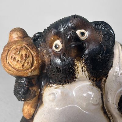 Decorative Tanuki 'Daikokuten' Statue, Shōwa Period, Japan.
