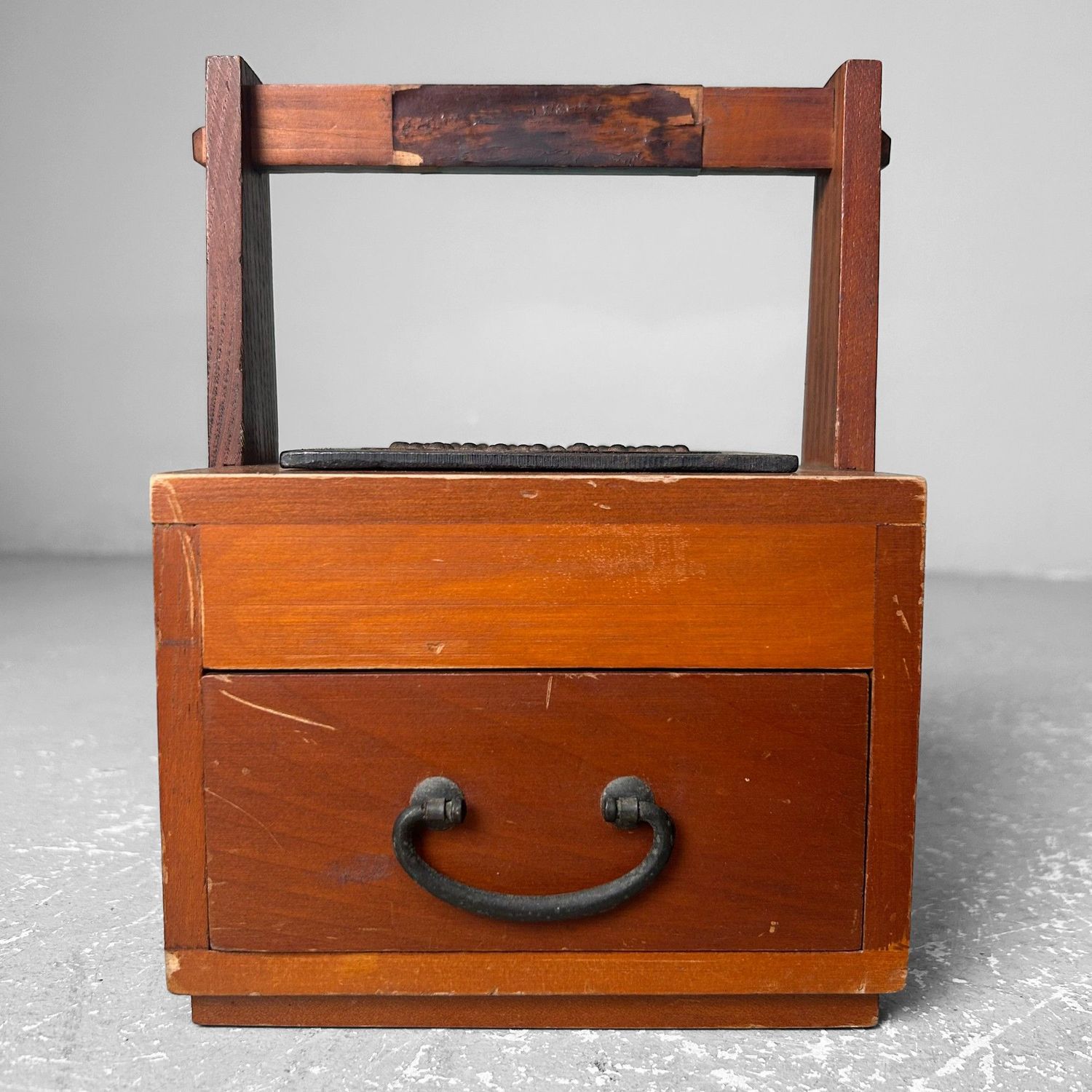 Traditionele Japanse Tabako-Bon, Rookmeubel, Shōwa-periode.