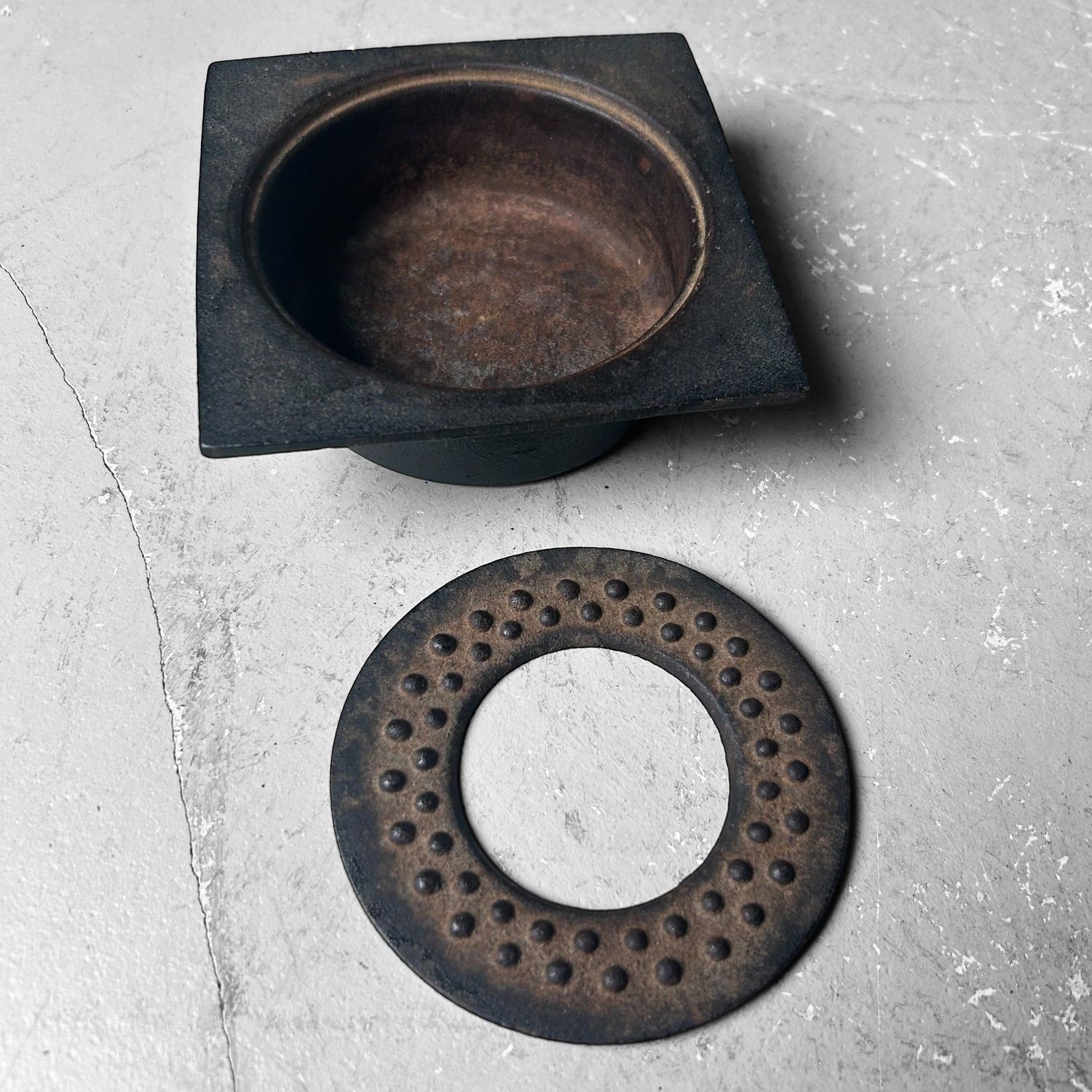 Traditionele Japanse Tabako-Bon, Rookmeubel, Shōwa-periode.