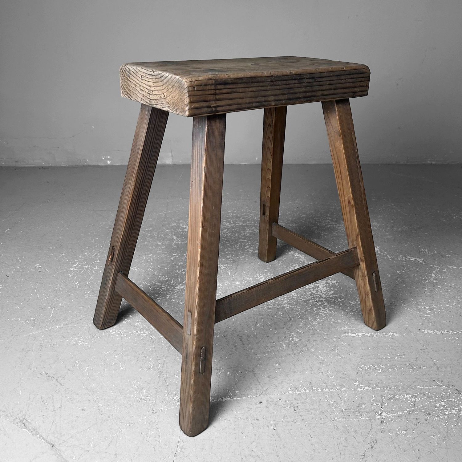 Wooden Stool, Fumidai 踏み台, Taishō period, Japan.