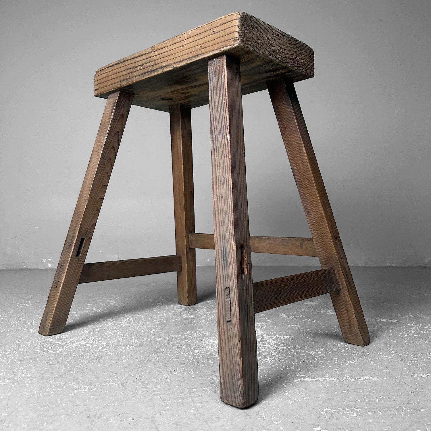 Wooden Stool, Fumidai 踏み台, Taishō period, Japan.