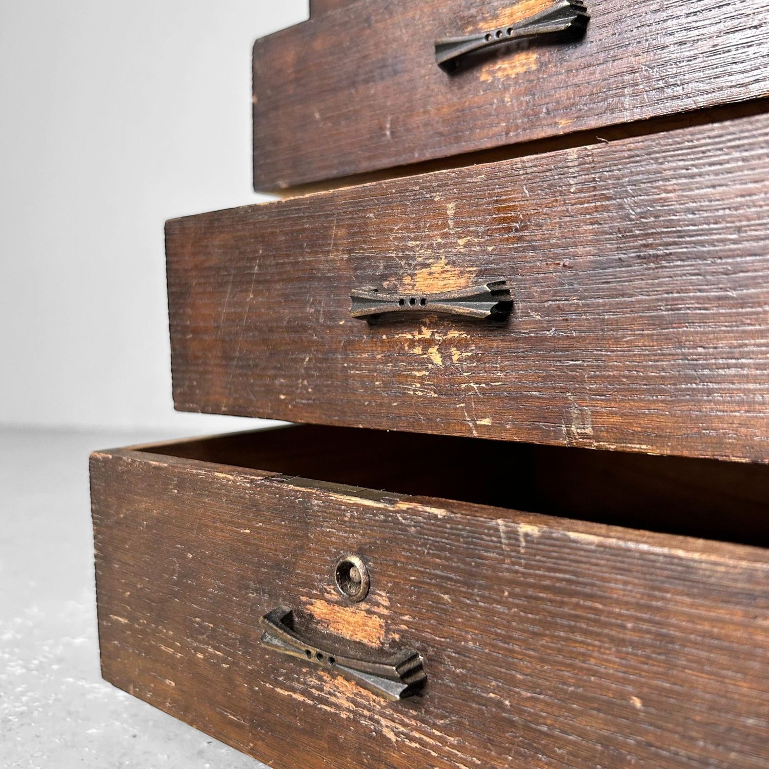 Kleine Houten Ladekast, Japanse Ko-dansu, Taishō Periode.