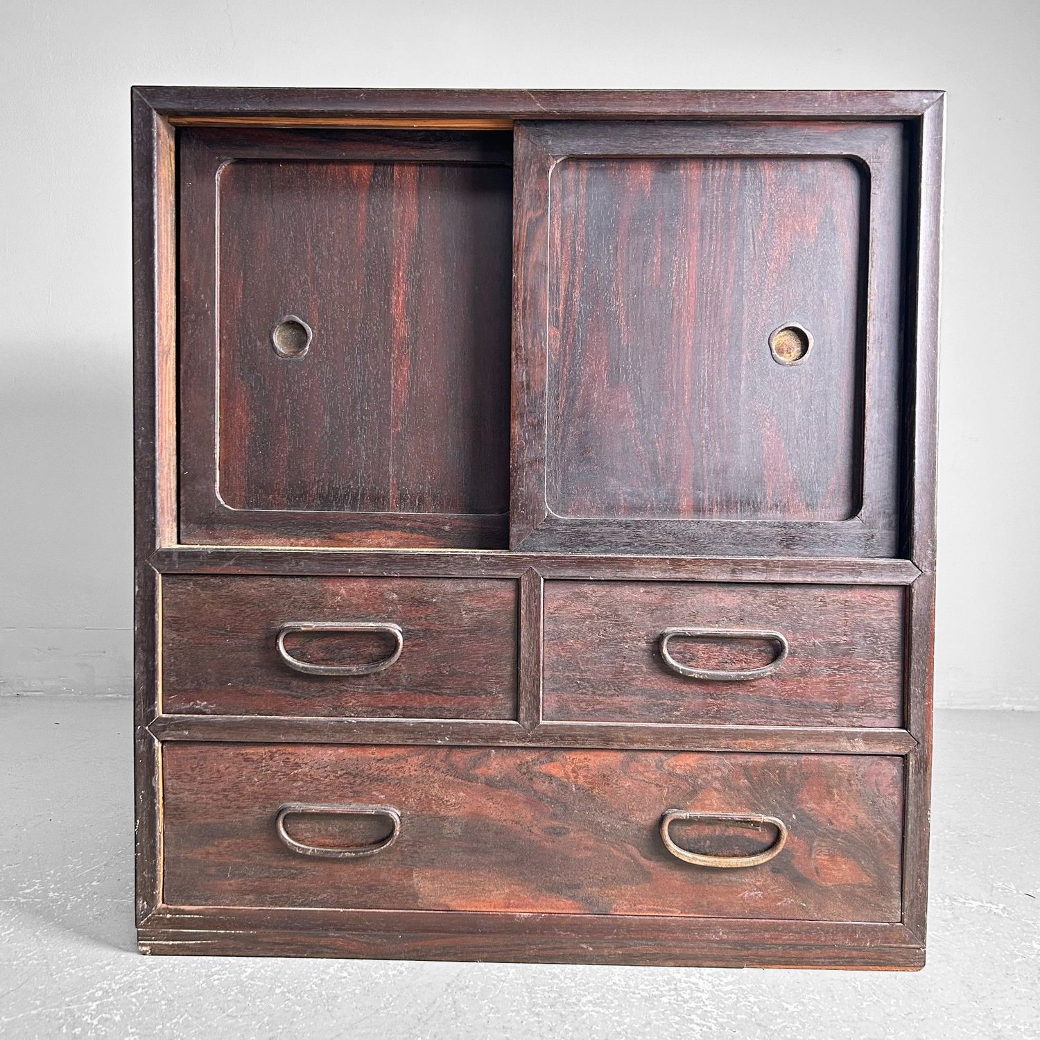 'Musical' Storage Cabinet, Japanese Tansu, Early Shōwa Period.