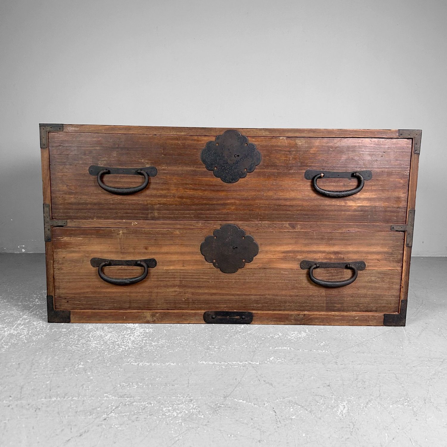 Traditional Tansu Chest of Drawers, Meiji Period, Japan.