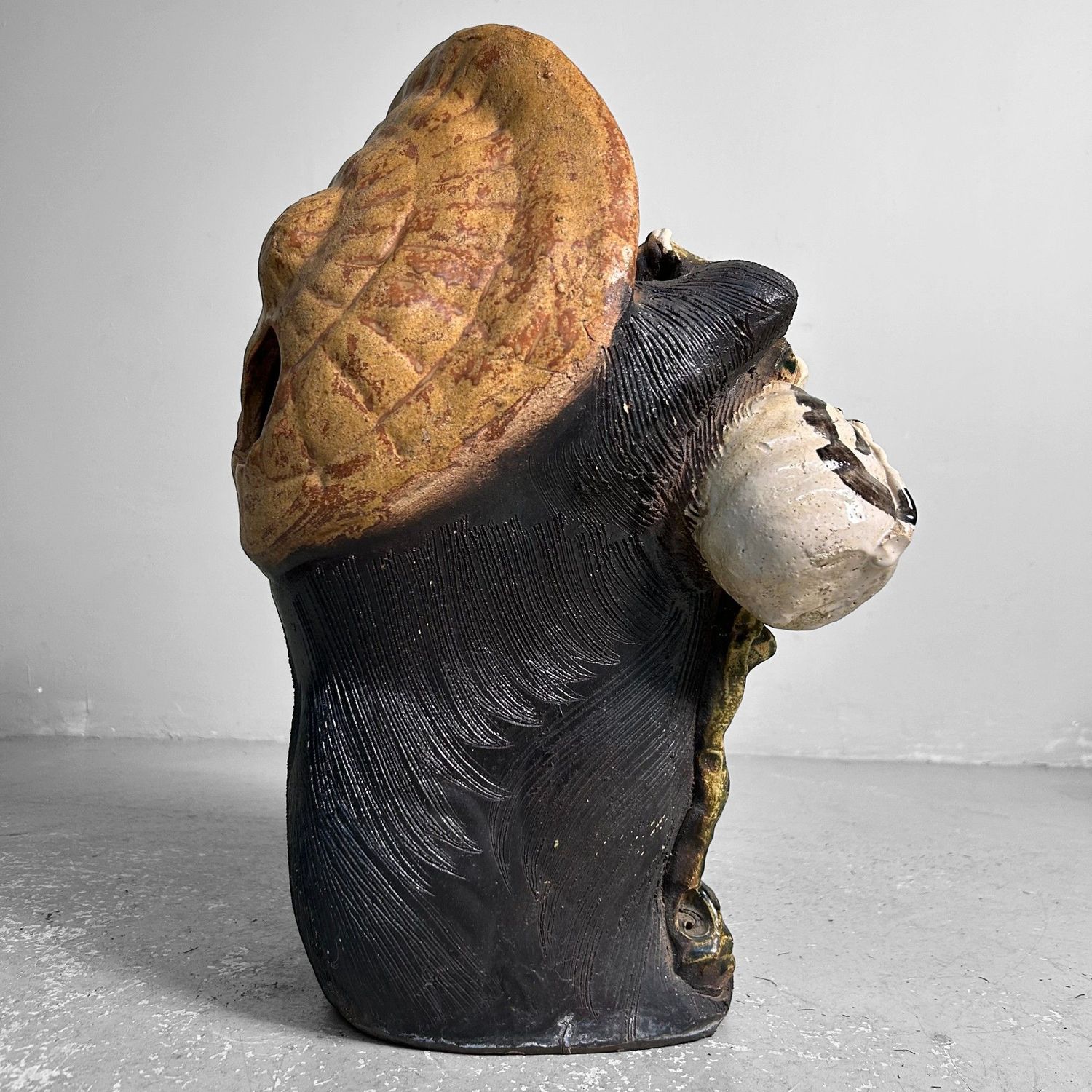 Large Tanuki Statue, Shōwa Period, Japan. Large Tanuki Statue, Shōwa Period, Japan.