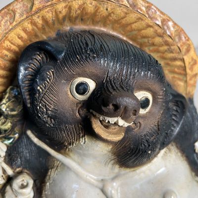Groot Tanuki Beeld, Shōwa-periode, Japan.