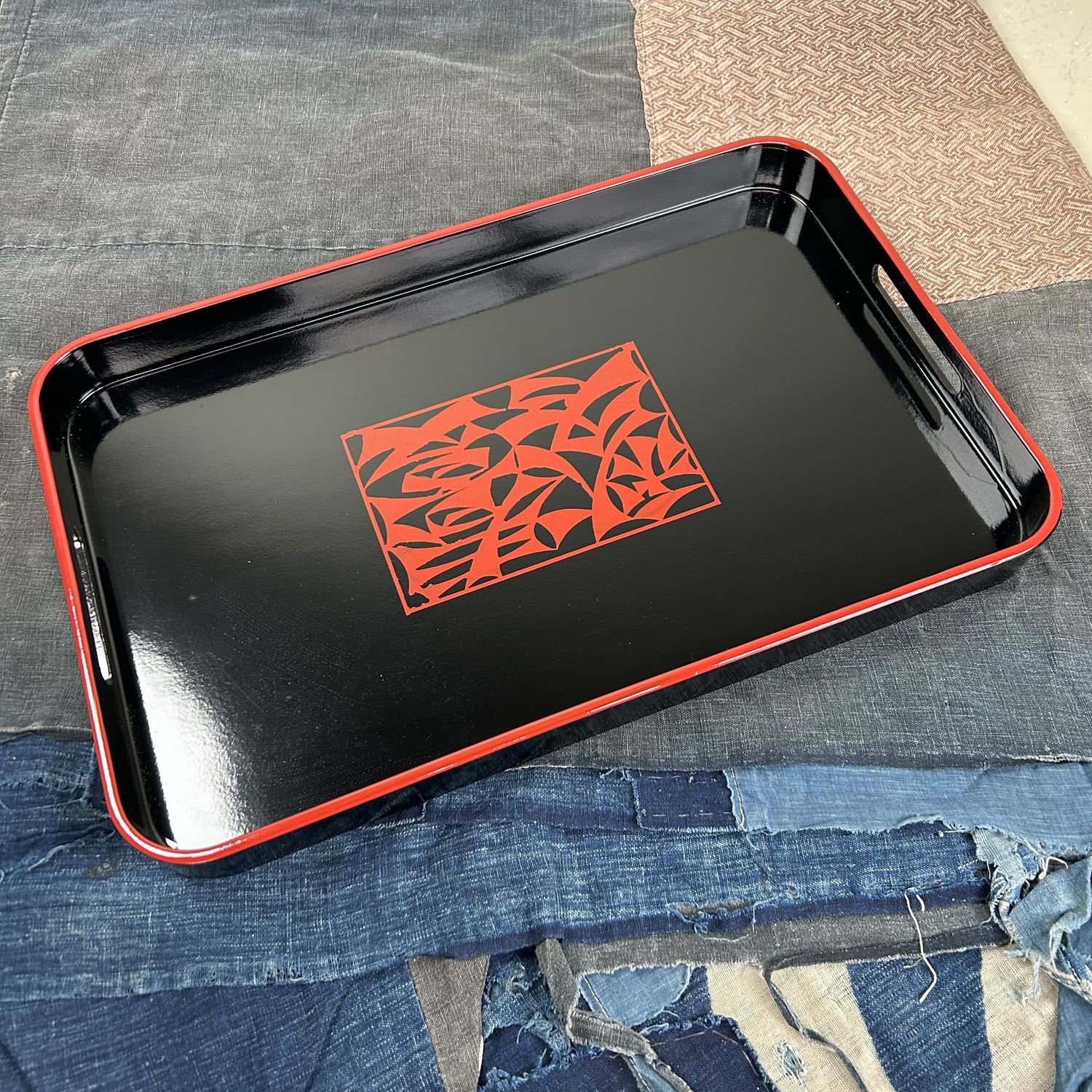 Vintage Japans Dienblad, Obon Theeceremonie, jaren '60.