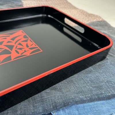 Vintage Japanese Obon, Tea Ceremony Tray, 1960s.