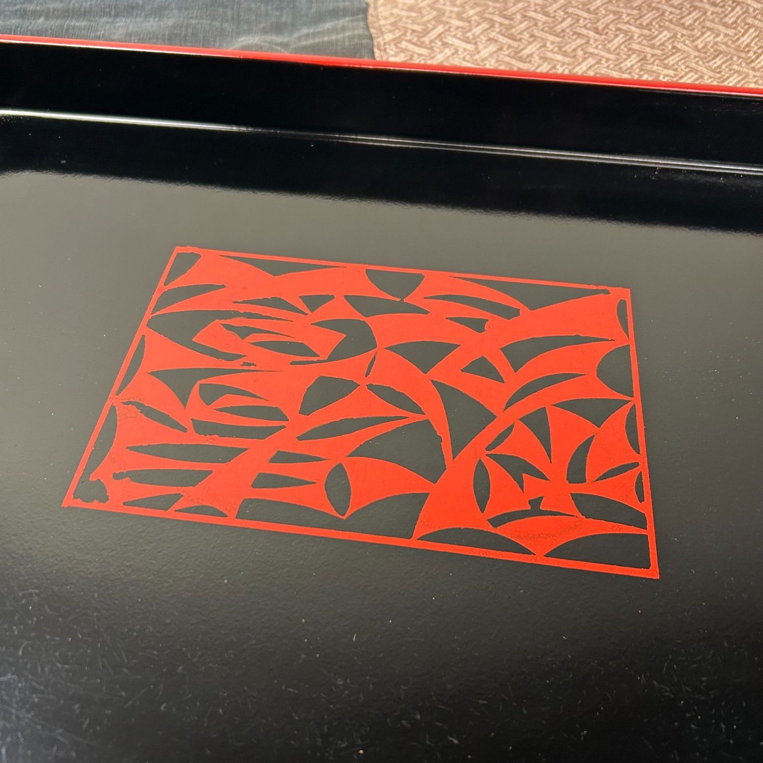 Vintage Japans Dienblad, Obon Theeceremonie, jaren '60.