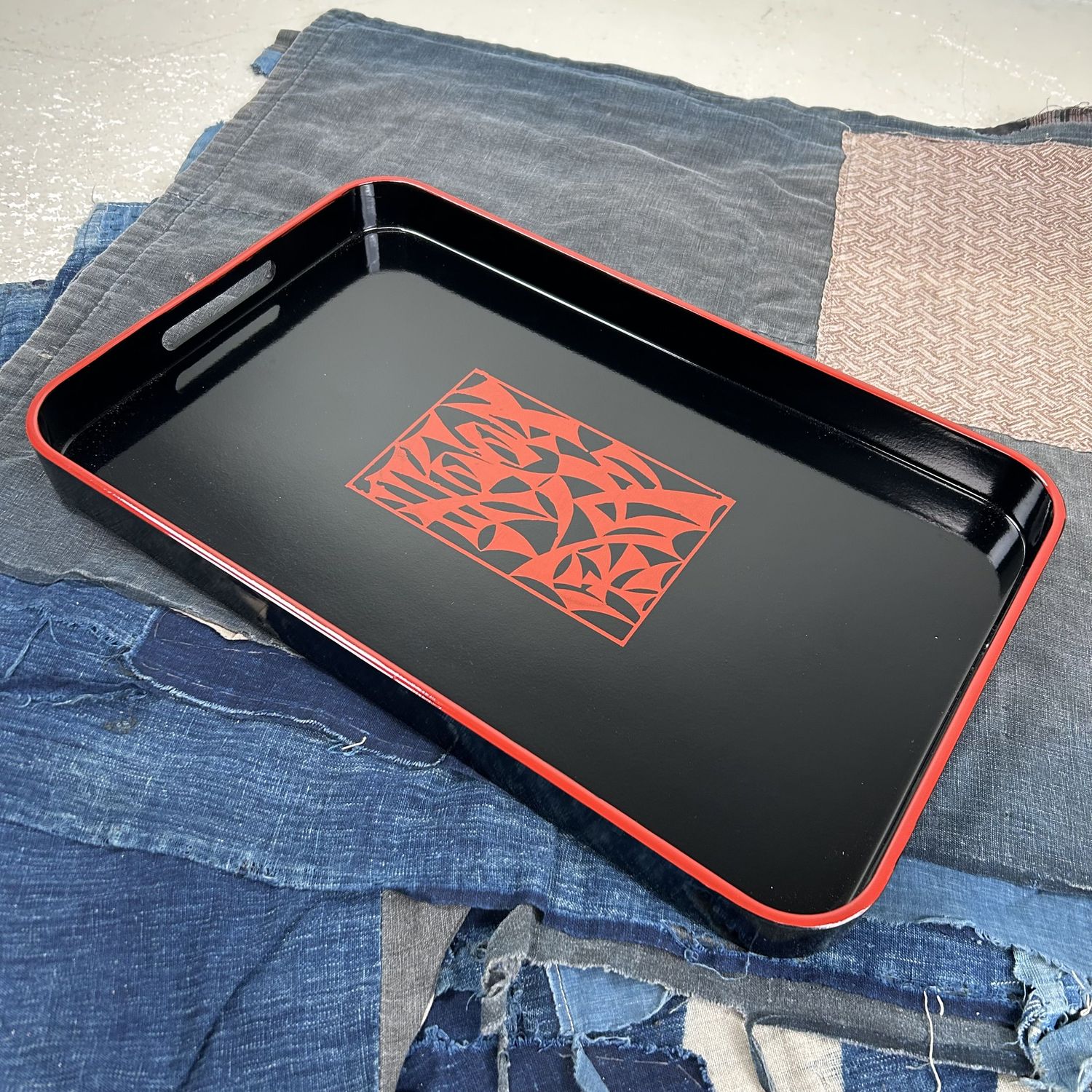 Vintage Japanese Obon, Tea Ceremony Tray, 1960s.