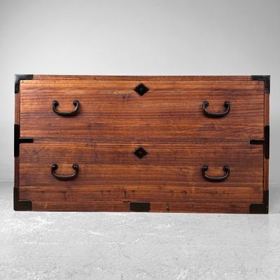 Traditional Tansu Chest of Drawers, Taishō Period, Japan.
