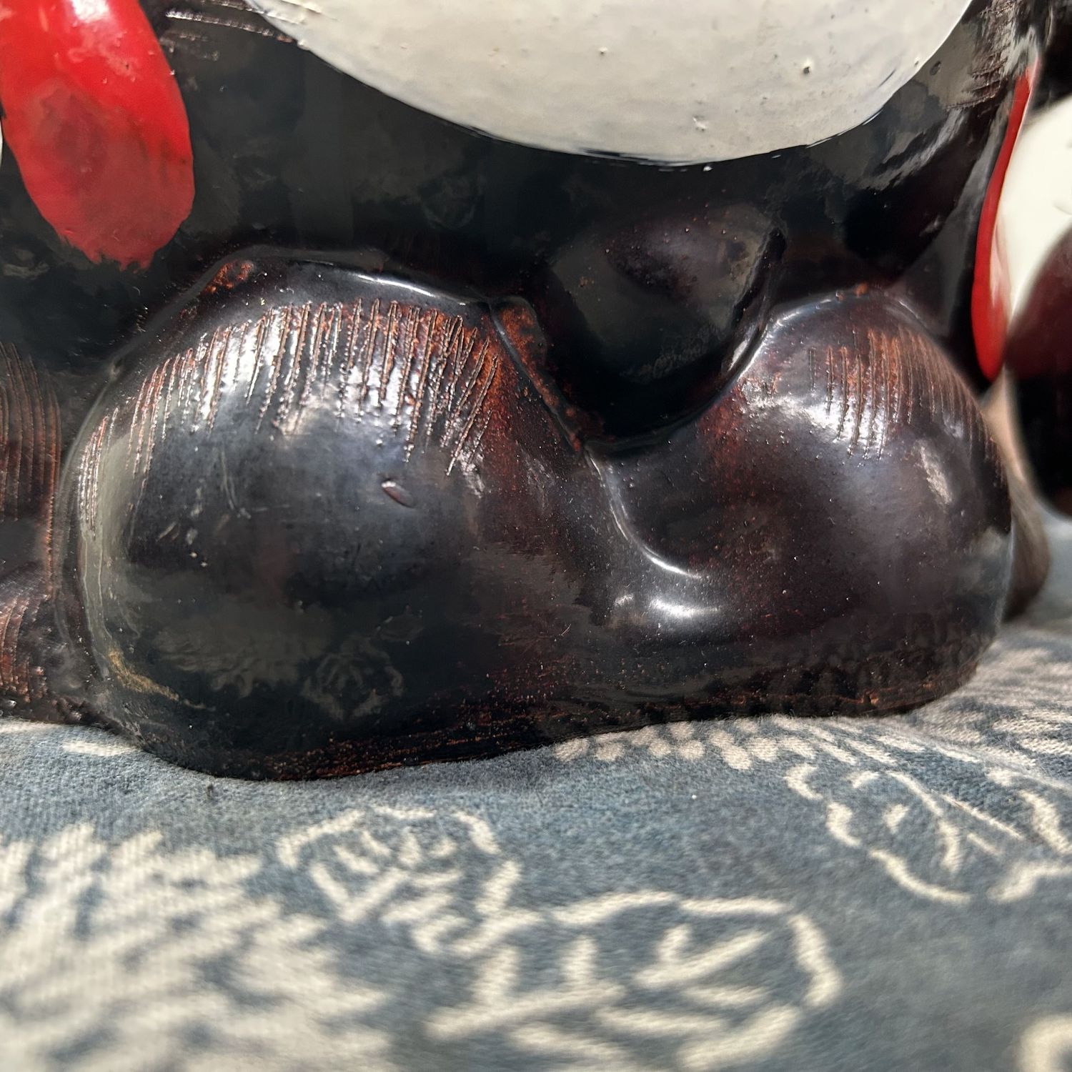 Decoratief Tanuki Beeld, Shigaraki, Shōwa-Periode, Japan.