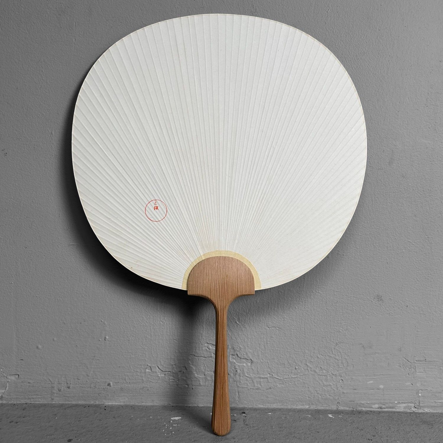 Japanse Handwaaier, Uchiwa, 'Korenbloemen', Shōwa Periode.