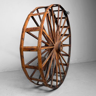Antiek Bamboe Zijde Spinnenwiel, Itomaki Draadhaspel, Meiji Periode.