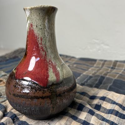 Ceramic Ikebana Vase, 1960s, Japan.