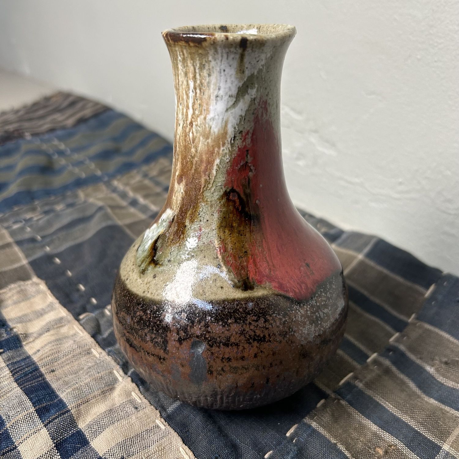 Ceramic Ikebana Vase, 1960s, Japan.