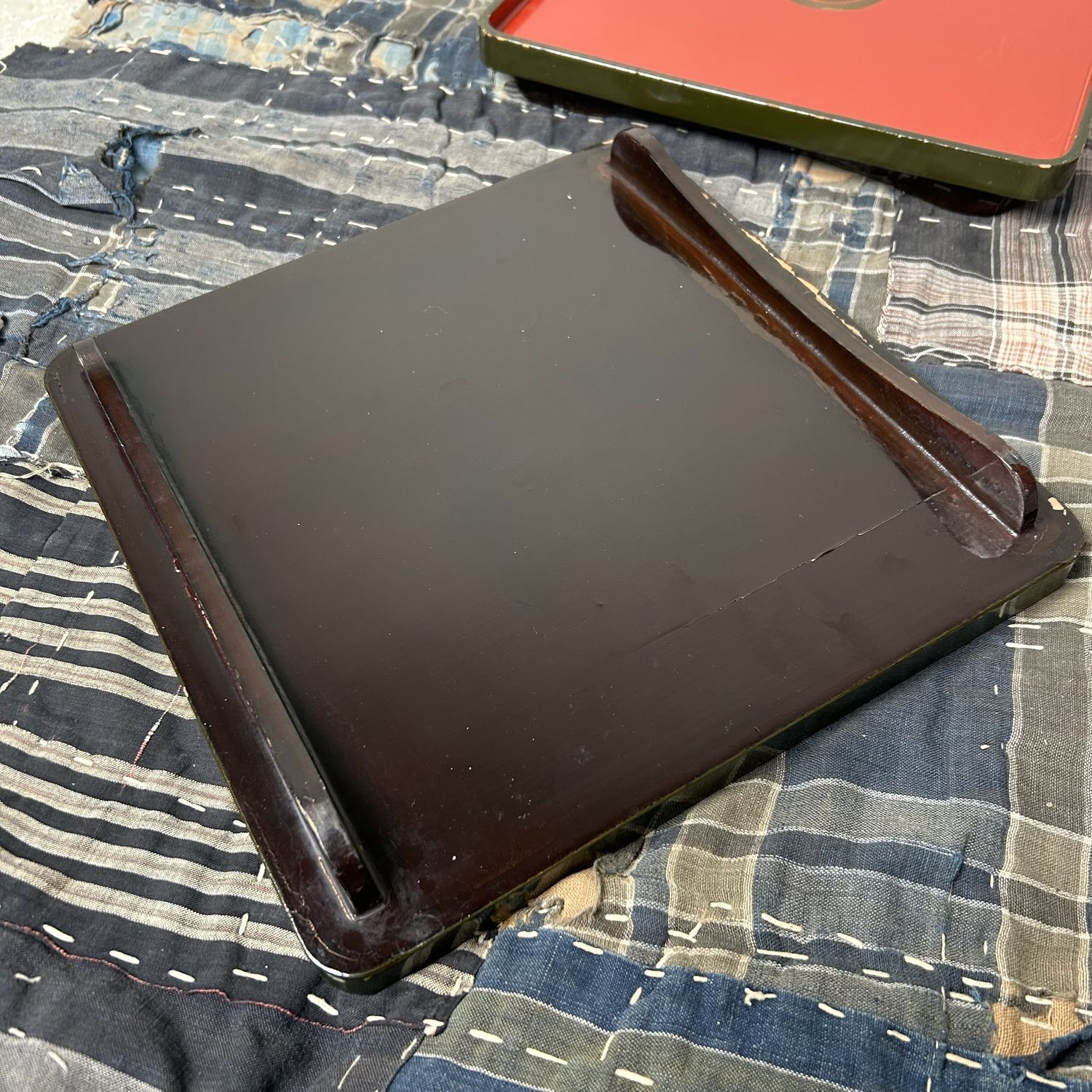 Set Urushi Lakwerk Dienbladen, jaren '20, Japan.