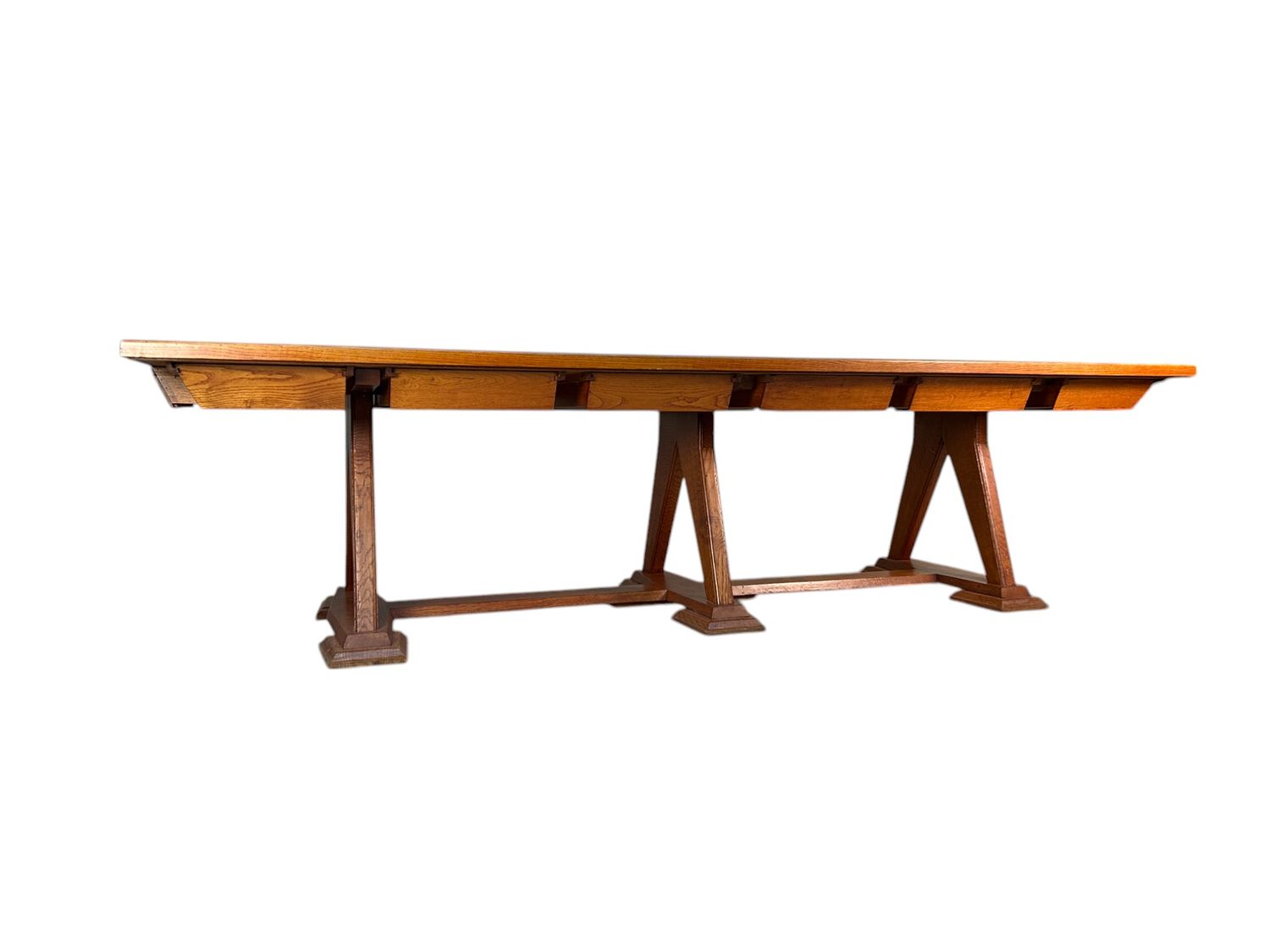 Unieke Kloostertafel grote tafel uit België, jaren '40-'50.