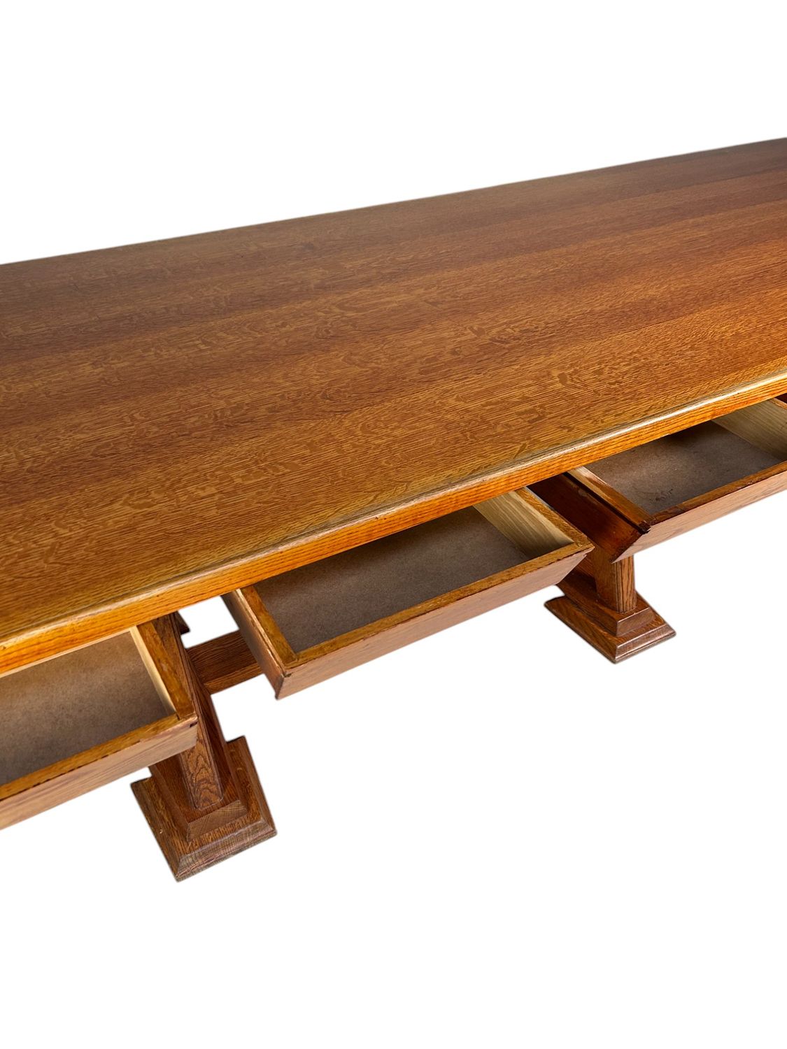 Unieke Kloostertafel grote tafel uit België, jaren '40-'50.